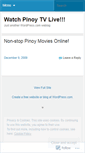 Mobile Screenshot of pinoytvlive.wordpress.com