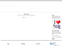 Tablet Screenshot of devidasi.wordpress.com