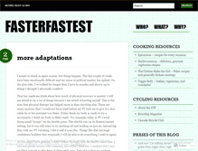 Tablet Screenshot of fasterfastest.wordpress.com