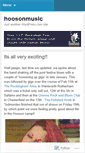 Mobile Screenshot of hoosonmusic.wordpress.com