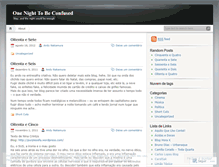 Tablet Screenshot of onenighttobeconfused.wordpress.com