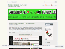 Tablet Screenshot of errekalde.wordpress.com