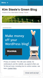 Mobile Screenshot of kimsteelegreenblog.wordpress.com