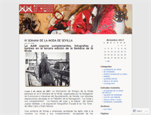 Tablet Screenshot of amigosdelamodasevilla.wordpress.com