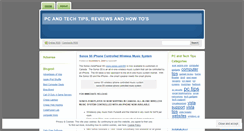 Desktop Screenshot of pctechtips.wordpress.com