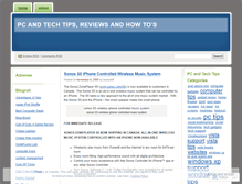 Tablet Screenshot of pctechtips.wordpress.com