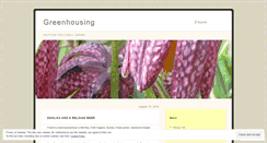 Desktop Screenshot of greenhousestarter.wordpress.com
