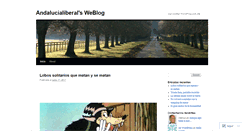 Desktop Screenshot of andalucialiberal2.wordpress.com