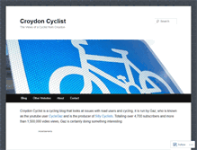 Tablet Screenshot of croydoncyclist.wordpress.com