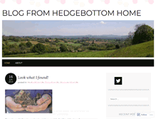 Tablet Screenshot of hedgebottomhome.wordpress.com