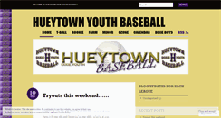 Desktop Screenshot of hueytownbaseball.wordpress.com