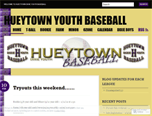 Tablet Screenshot of hueytownbaseball.wordpress.com