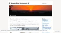 Desktop Screenshot of ginobustamante.wordpress.com