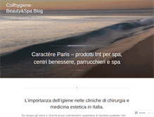 Tablet Screenshot of coifhygieneit.wordpress.com