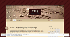 Desktop Screenshot of fet23.wordpress.com