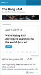 Mobile Screenshot of bangjam.wordpress.com