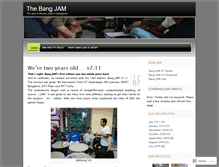 Tablet Screenshot of bangjam.wordpress.com