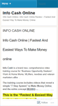 Mobile Screenshot of infocashonline.wordpress.com