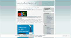 Desktop Screenshot of eclecticcollectit.wordpress.com