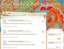 Tablet Screenshot of barkingbarbers.wordpress.com