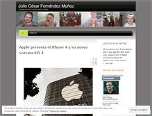 Tablet Screenshot of jcfmunoz.wordpress.com