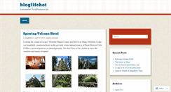 Desktop Screenshot of bloglifehot.wordpress.com