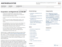 Tablet Screenshot of anstageslicht.wordpress.com