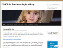 Tablet Screenshot of concernsoutheast.wordpress.com