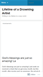 Mobile Screenshot of anartistslifeline.wordpress.com