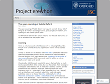 Tablet Screenshot of oxforderewhon.wordpress.com