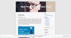 Desktop Screenshot of markfoleybass.wordpress.com