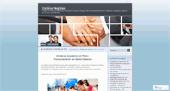 Desktop Screenshot of criciumanegocios.wordpress.com