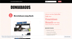 Desktop Screenshot of duniabagus.wordpress.com