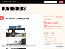 Tablet Screenshot of duniabagus.wordpress.com