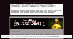 Desktop Screenshot of fronterasilencio.wordpress.com