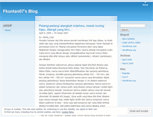 Tablet Screenshot of fkuntan07.wordpress.com