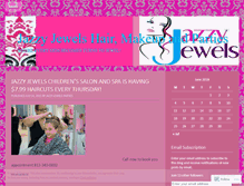 Tablet Screenshot of jazzyjewelsparties.wordpress.com