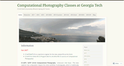 Desktop Screenshot of compphotography.wordpress.com