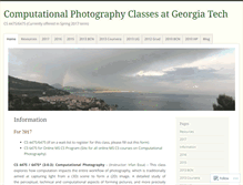Tablet Screenshot of compphotography.wordpress.com