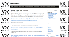 Desktop Screenshot of beavoice2011.wordpress.com
