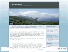 Tablet Screenshot of dwarvestotea.wordpress.com