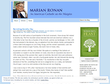 Tablet Screenshot of marianronan.wordpress.com