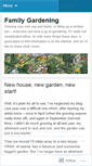 Mobile Screenshot of familygardening.wordpress.com