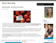 Tablet Screenshot of marydowey.wordpress.com