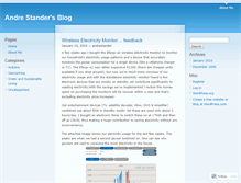 Tablet Screenshot of andrestander.wordpress.com