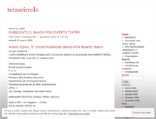 Tablet Screenshot of ilterzocircolo.wordpress.com
