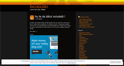 Desktop Screenshot of incurajari.wordpress.com