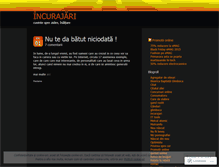 Tablet Screenshot of incurajari.wordpress.com