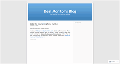 Desktop Screenshot of dealmonitor.wordpress.com