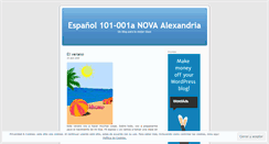 Desktop Screenshot of espanol101001a.wordpress.com